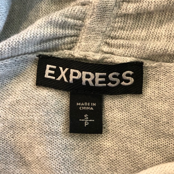 Express, Gray White Stripe Sweater, Size S - Picture 9 of 11
